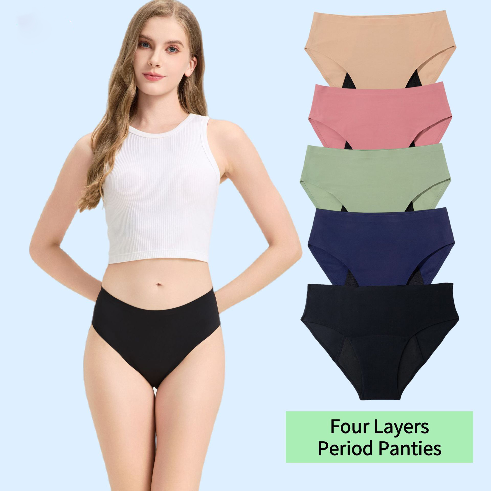 Period Panty Absorbent - Women Period Panties 50ml Absorption Capacity