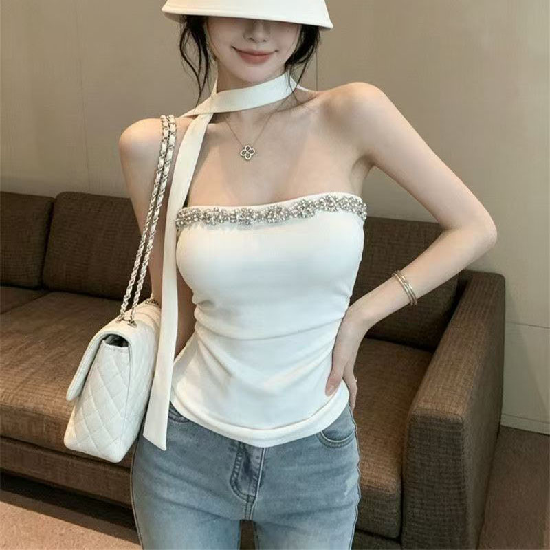 Diamond Embedded Women's Strap - Strapless Bra Backless ulasan dan harga
