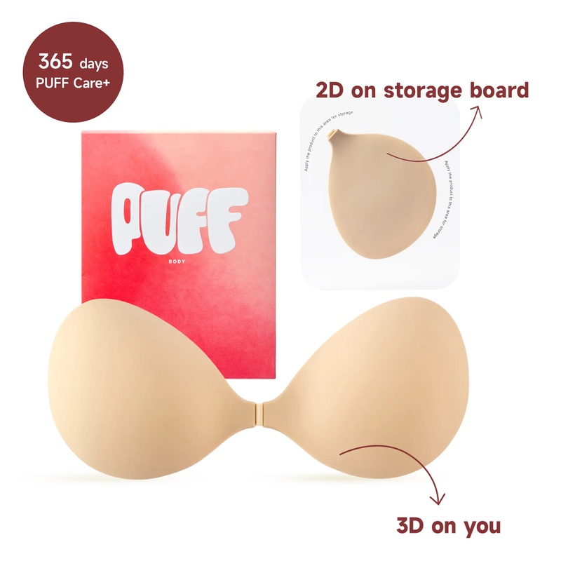 PUFF VIRAL No.1 Pushup Sticky  - Silicone Bra Adhesive ulasan dan harga
